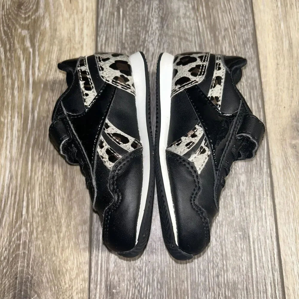 Reebok Royal Classic Jogger GW3722 Youth US Size 6 Black Leopard Brown Shoes